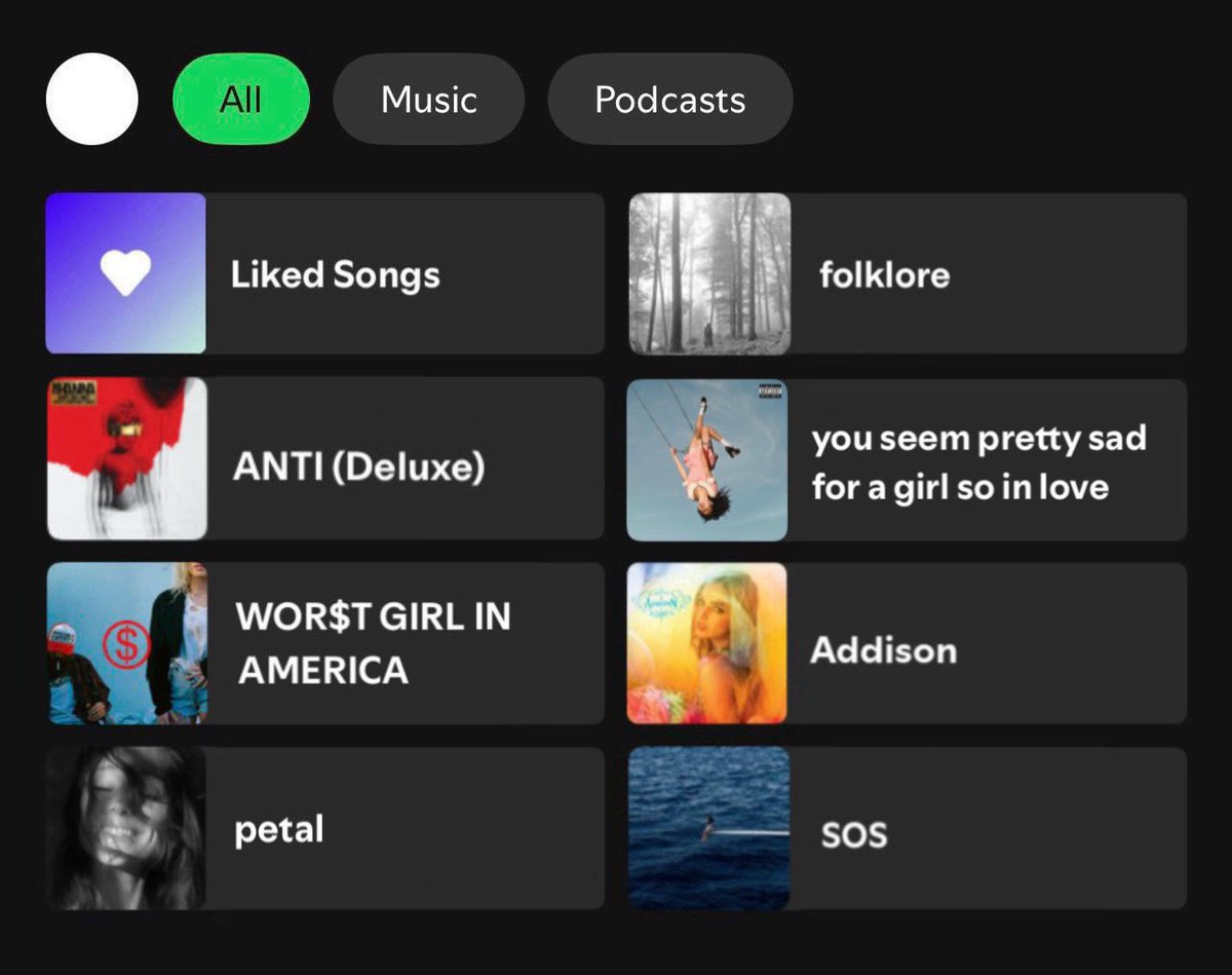 cowboylikezain's tweet photo. show me this section of your spotify https://t.co/hmQuOUPUV8