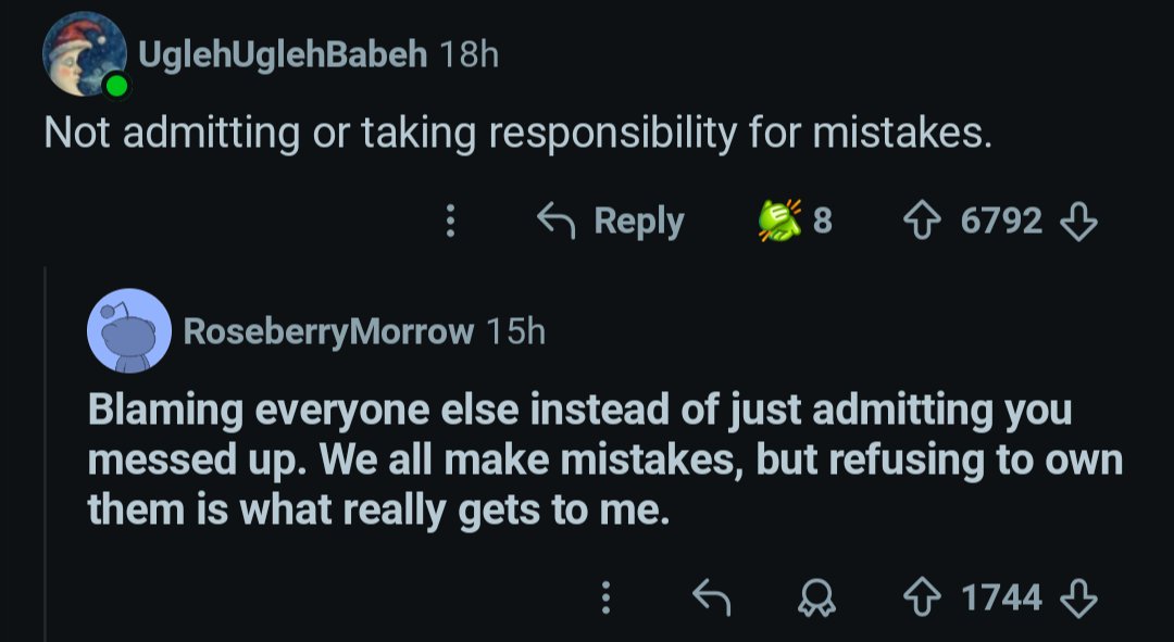 DailyReddit247's tweet photo. THREAD 1/2

What adult behaviour do you have absolutely no patience for?

#Reddit #AskReddit #AdultBehaviour #Embarrassing #Behaviour https://t.co/FXl8LY6eiJ