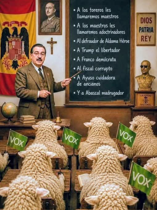 psoe_mas's tweet photo. -Después de los incendios, iniciamos un curso express para borregos, paga hasta el más tonto. 
-"LOS BENEFICIOS IRÁN  A PARAR A DISENSO y COMPRAS DE ÁTICOS PARA REUNIONES CON AYUSO". https://t.co/ptJihK2w14