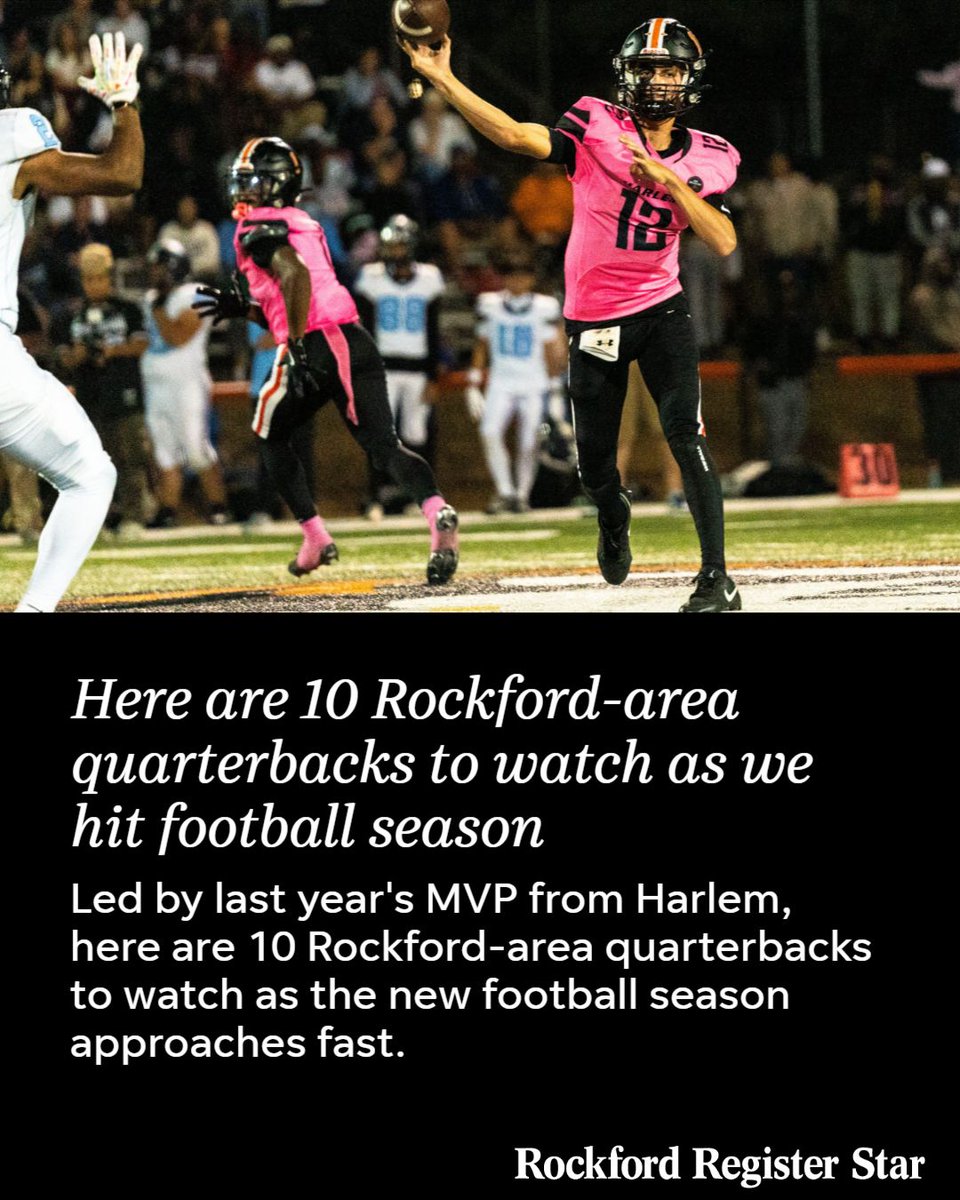 rrstar's tweet photo. With high school football season right around the corner, let's take a look at the best returning quarterbacks in the Rockford-area. See link below for the full list⬇️

📸 Kara Hawley/Rockford Register Star
https://t.co/uWA2Zpt2UC https://t.co/hZUoRTV00D