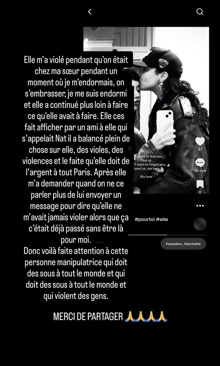 lesbienneducoin's tweet photo. je repost ici aussi les dires de ma meilleure amie parce qu’avec la communauté lgbt je sais que vous pouvez être confronté à cette personne, je demande jamais quelque chose mais s’il vous plait repostez et faites attention à vous, merci. https://t.co/RHJnQVY1Vo
