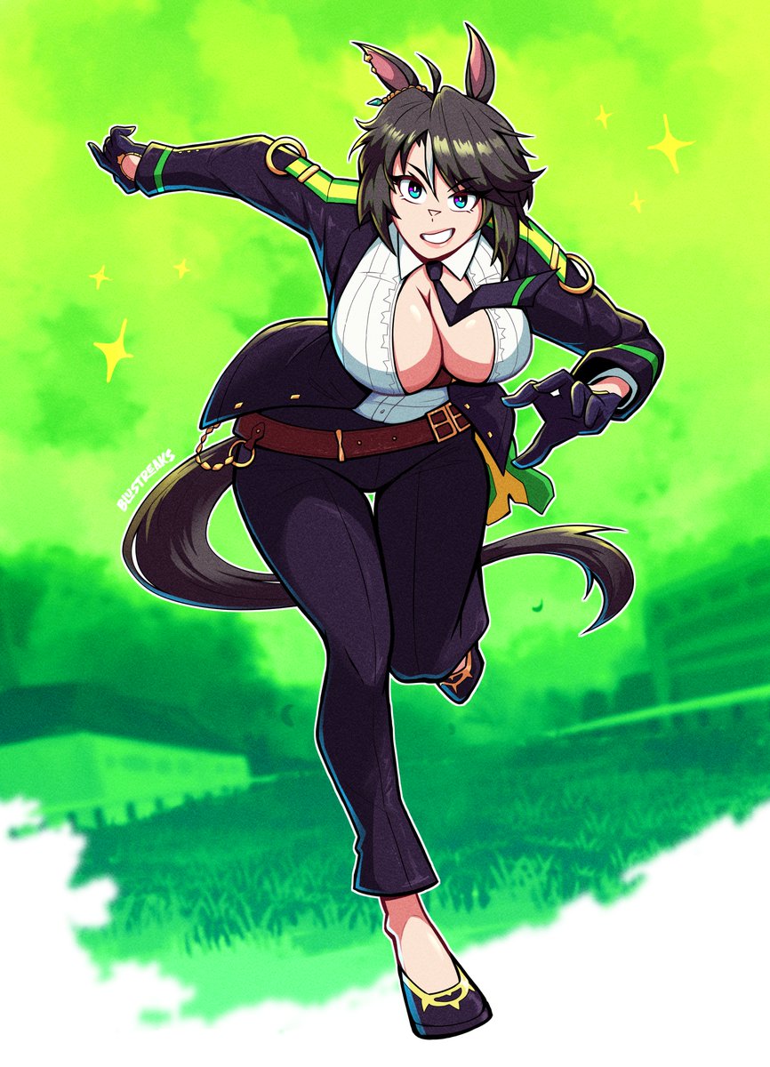 blustreaks's tweet photo. Showtime!! 🪄💚
#ウマ娘 #umamusume #FujiKiseki https://t.co/jRJ6wgnC18