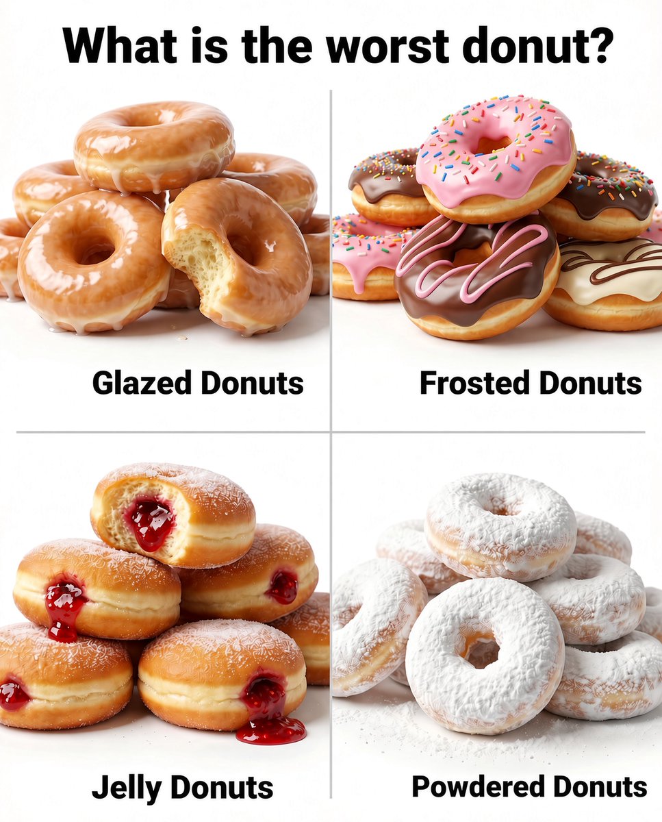 braves2430's tweet photo. Which donut gets the Boot?💥 https://t.co/M4uvQPRena