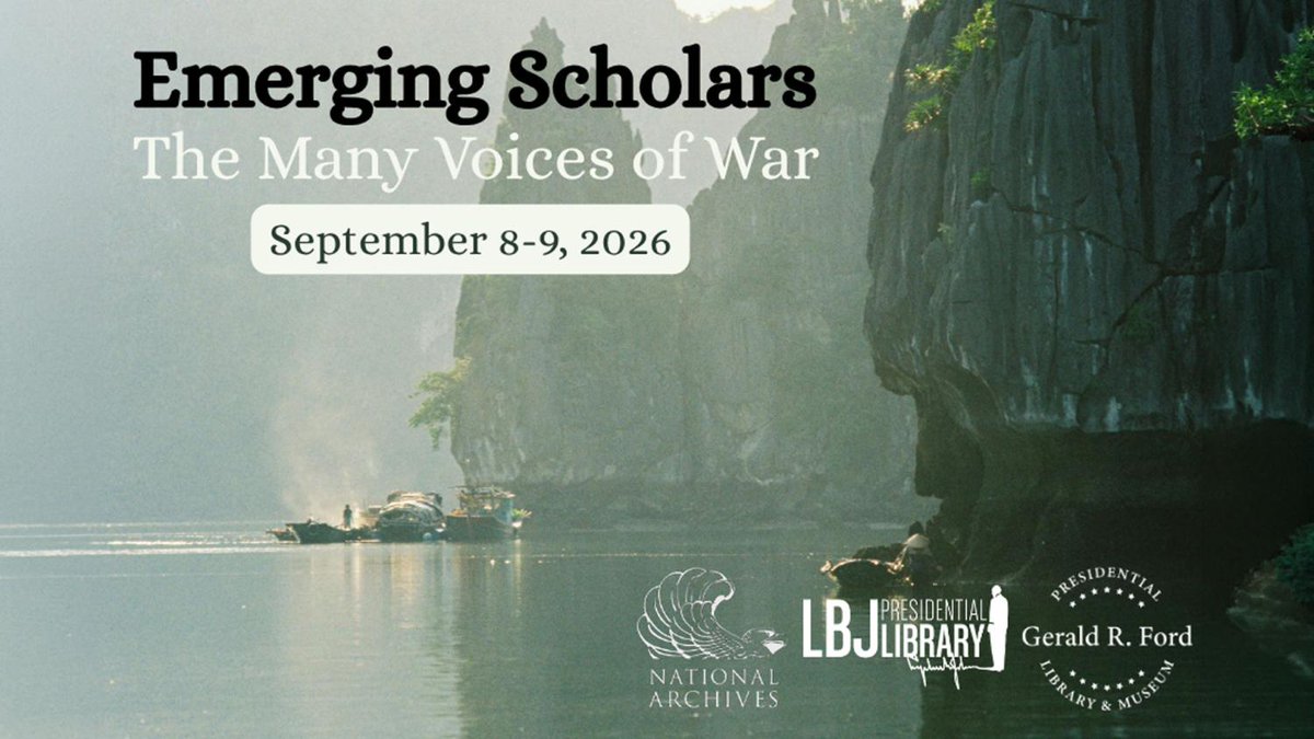 LBJLibrary's tweet photo. Save the date! The @USNatArchives' Virtual Vietnam War Symposium returns tomorrow.

Hosted by the #LBJLibrary and @Ford_Library, this FREE digital program will explore the #VietnamWar, and the varied experiences of those who lived through it.

Register: https://t.co/9Ci4V47JtC https://t.co/aCJ1UgZ3cg