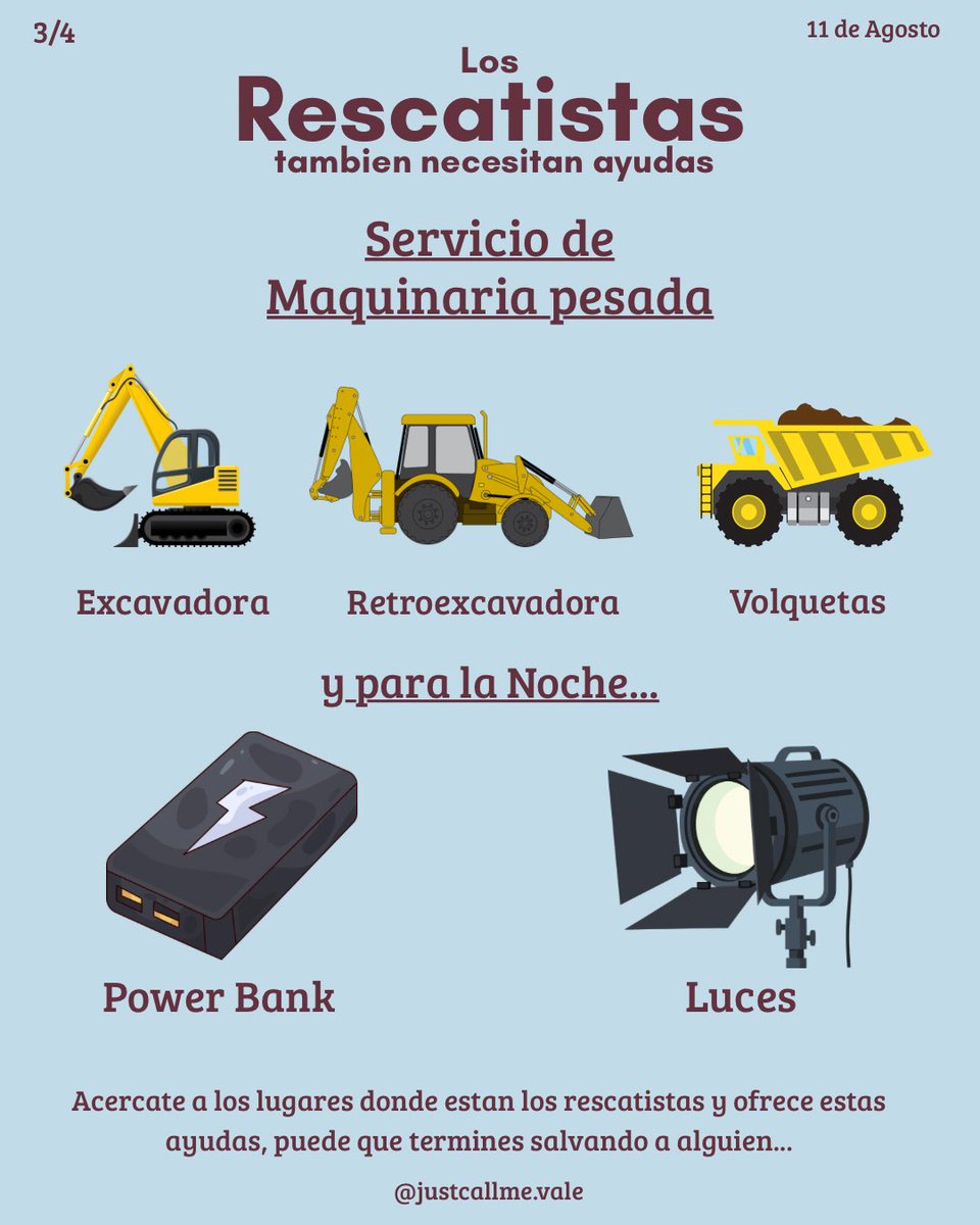 justcallm3_vale's tweet photo. Los Recatistas necesitan AYUDAS también ‼️

🚨Difundir por favor🚨 https://t.co/hzGP0Aaywv