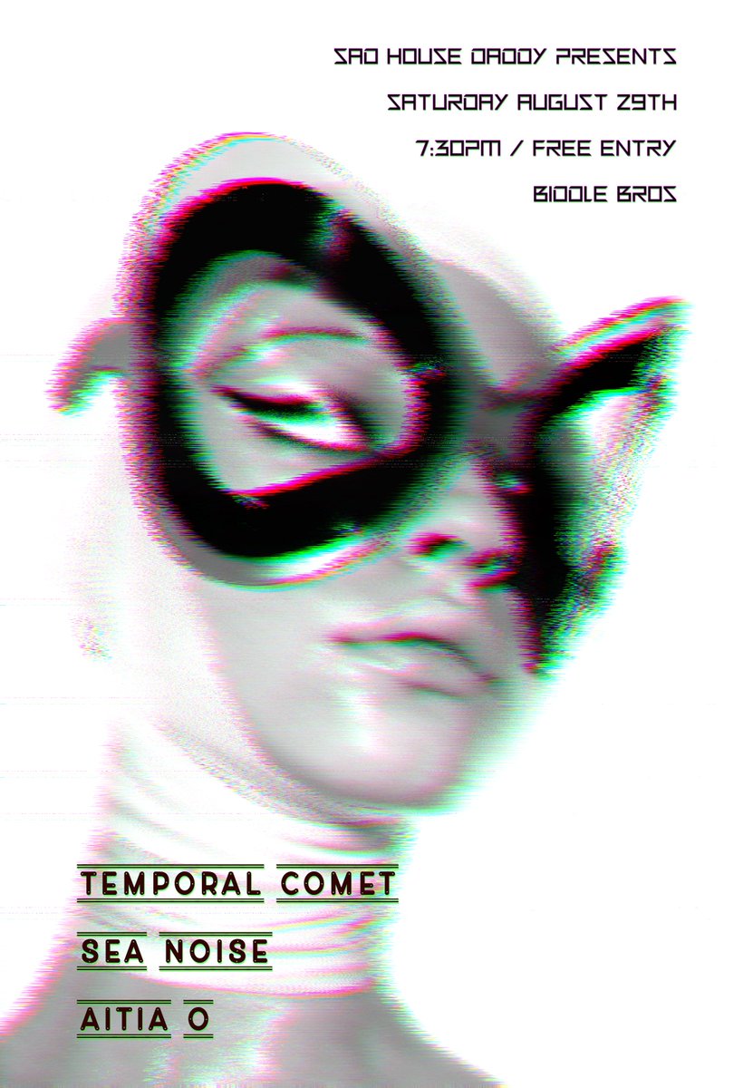sadhousedaddy1's tweet photo. Live at Biddle Bros in east London on Saturday August 29th:
Temporal Comet + Sea Noise + AITIA o
https://t.co/SF4uGWiz63
7:30pm / FREE ENTRY
#livemusic #gig #biddlebros #event #hackney #clapton #london #eastlondon #freeentry #music #newmusic #originalmusic #alternativerock https://t.co/NnlD8oNFpn