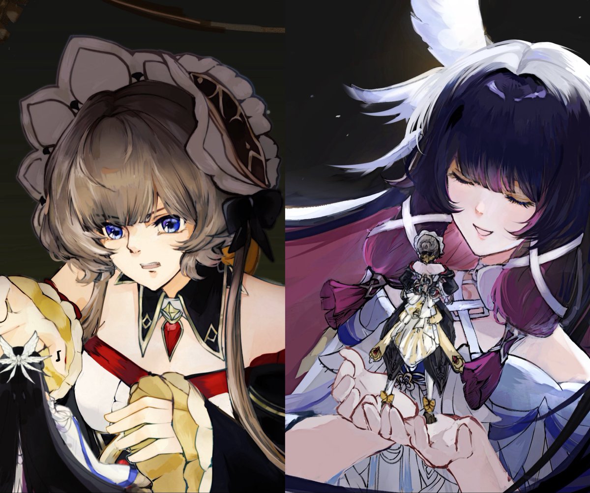 Ade_Onion's tweet photo. Little dove holding the cat / Cat catching the little dove🕊️🐱
Moving my older artworks to here…(;･∀･)
#genshinimpact #columbina #sandrone #sandbina #binasand https://t.co/12bGBru6pv