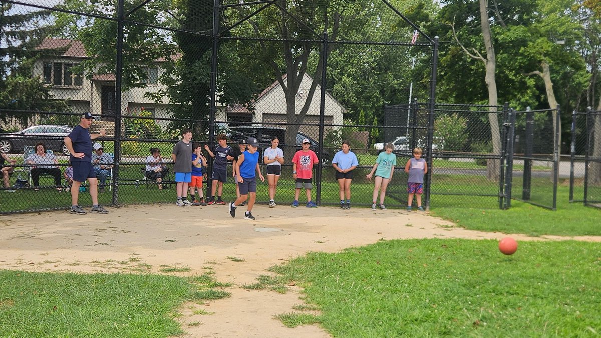suffolkPALs's tweet photo. The PAL kickball summer program is keeping the energy high every Monday! There is nothing better than watching our community's youth connect with local law enforcement mentors while building teamwork, staying active, and having a blast on the field. 
👟🔴
#kickball #scpd5th #PAL https://t.co/ALfSSsIDCx