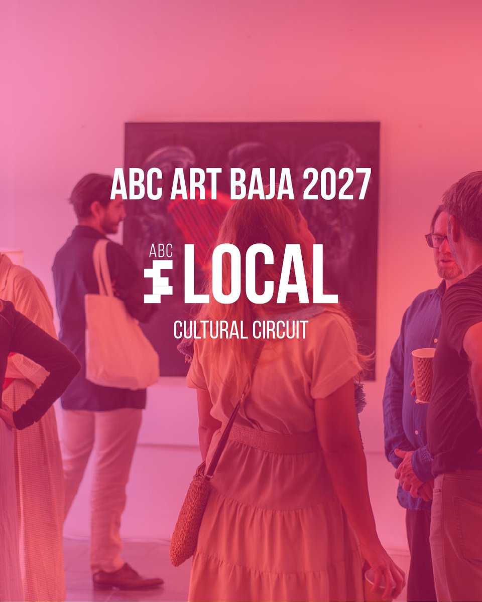 ABCARTBAJA's tweet photo. OPEN CALL | LOCAL ABC

Applications are now open to participate in LOCAL ABC as part of ABC ART BAJA 2027.

APPLY HERE: https://t.co/yIcKpXlUwu

#ABCARTBAJA #PLATAFORMAABC #SALAABC  #LOCALABC #PATIOABC #SONIDOABC https://t.co/kFhIukLiTb
