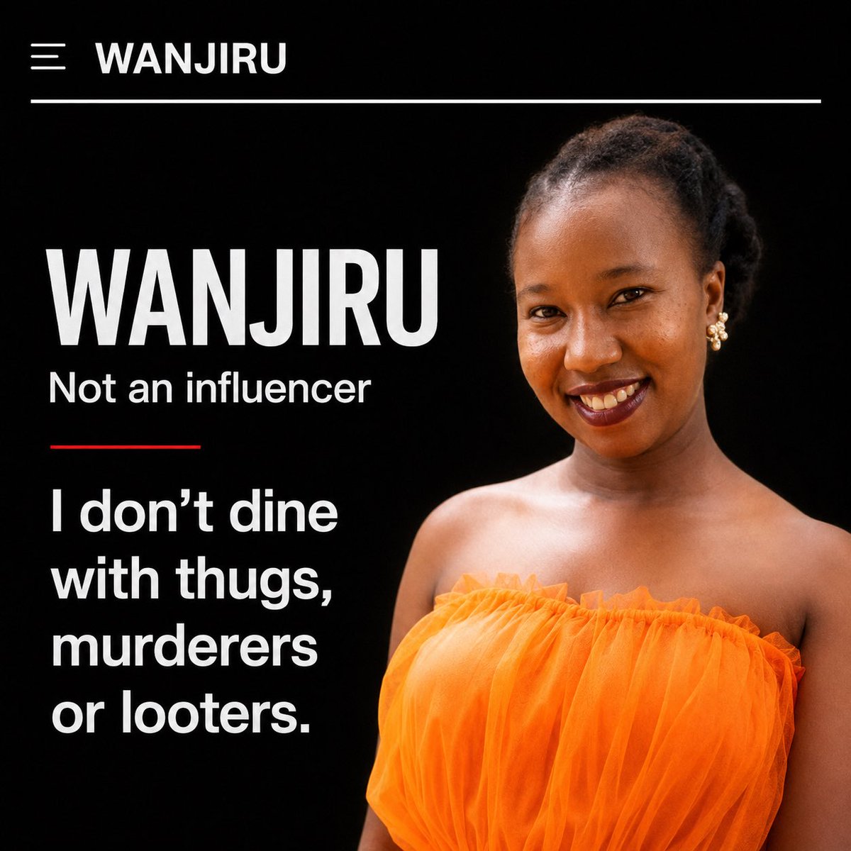 Wanjiru2027's tweet photo. Not an influencer,can be an international correspondent😂😂😂 https://t.co/PDBm3hjuHz
