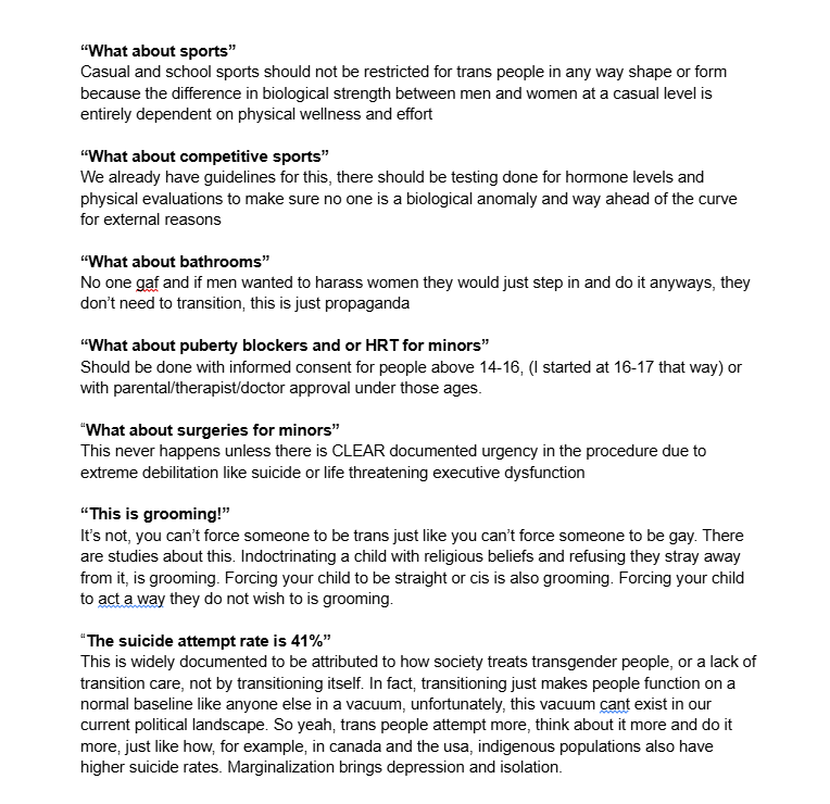 ariadotwav's tweet photo. literally every mainstream trans debate ever can be solved with a few sentences and people fall for the easiest propaganda ever its insane https://t.co/v0f9oYJPME