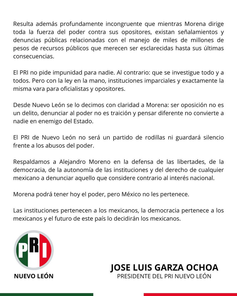 JoseLuisGarza8a's tweet photo. A la opinión pública. https://t.co/f3iUk0SGuC