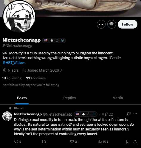 MadamSavvy's tweet photo. That thing that troonies say never happens which happens all the time! an actual 24 year old troon is "besties" with a poor autistic kid, grooming it. 

This is what they do, "crack eggs"

this is disgusting and should be reported. in no universe should some 24 year old have access to a CHILD like this.
