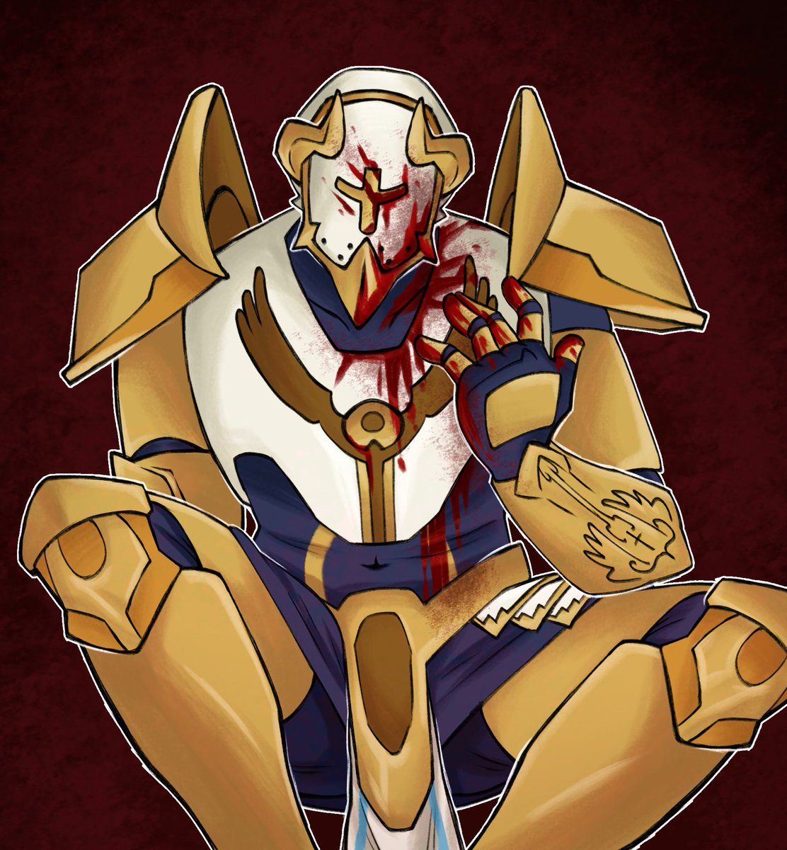 Trouble_n_Ollie's tweet photo. Replayed the game and realized heresy Gabriel is literally one of the gayest things ever #ultrakill https://t.co/KEdatzFuNA