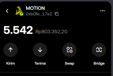 Conspiracy_eth's tweet photo. 🫵GMOTION GUYS

Udah dapet berapa kalian? 
sekarang wdnya gak masuk2 😅semoga masih lancar @tipmotion @motiontip $MOTION

#zonauangㅤ https://t.co/QqL7YJoXrH