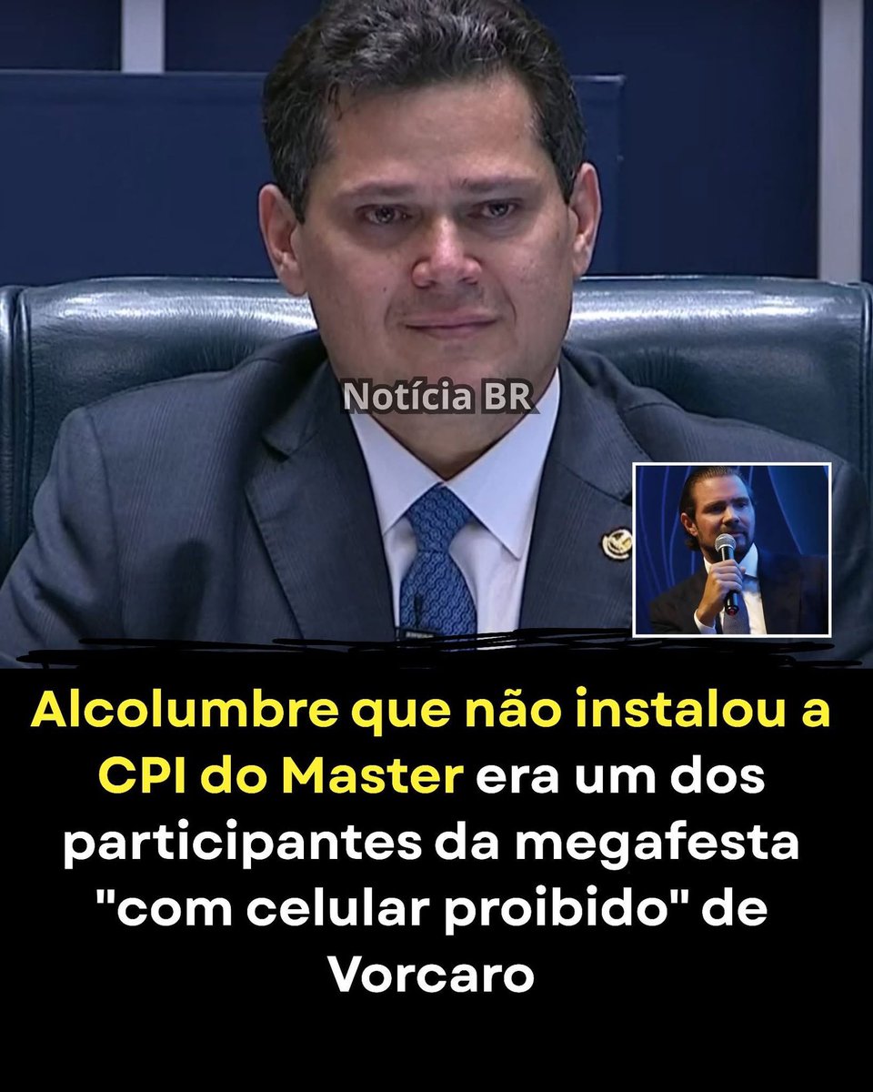 Alessan95516275's tweet photo. Canalha! Todo mundo já sabia por isto que proibiram a CPI do master! https://t.co/Pibt1KQ4dF