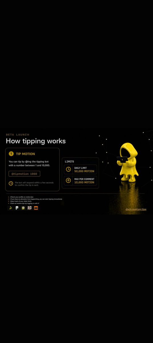 Wadezig07's tweet photo. Tipping is now live on Motion. 🟡
A simple way to support, appreciate, and reward the people contributing to the ecosystem.
Just enter the amount, send your tip, and let the Motion keep moving.
@motiontip @tipmotion 

https://t.co/gx9cV623c1 https://t.co/GJIxxxr9jK