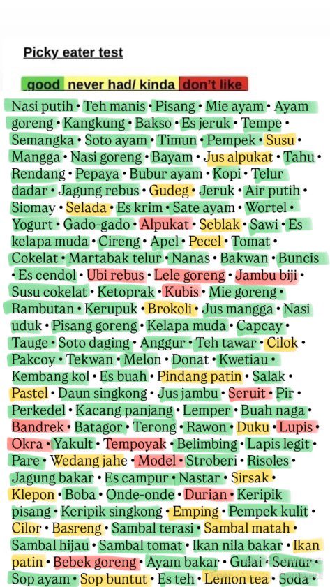 ssooyav's tweet photo. picky eater test ala aku dan cowoku 😁 https://t.co/tSIcLphZ7p