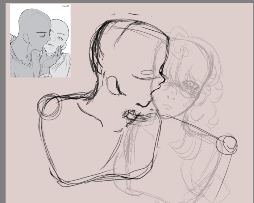 Angelbeeebee's tweet photo. I hate this stage of drawing when there's a new pose hard to draw- (¬_¬)

but yeah, learning is good ദ്ദി◝ ⩊ ◜.ᐟ https://t.co/IiMgSdnhgG