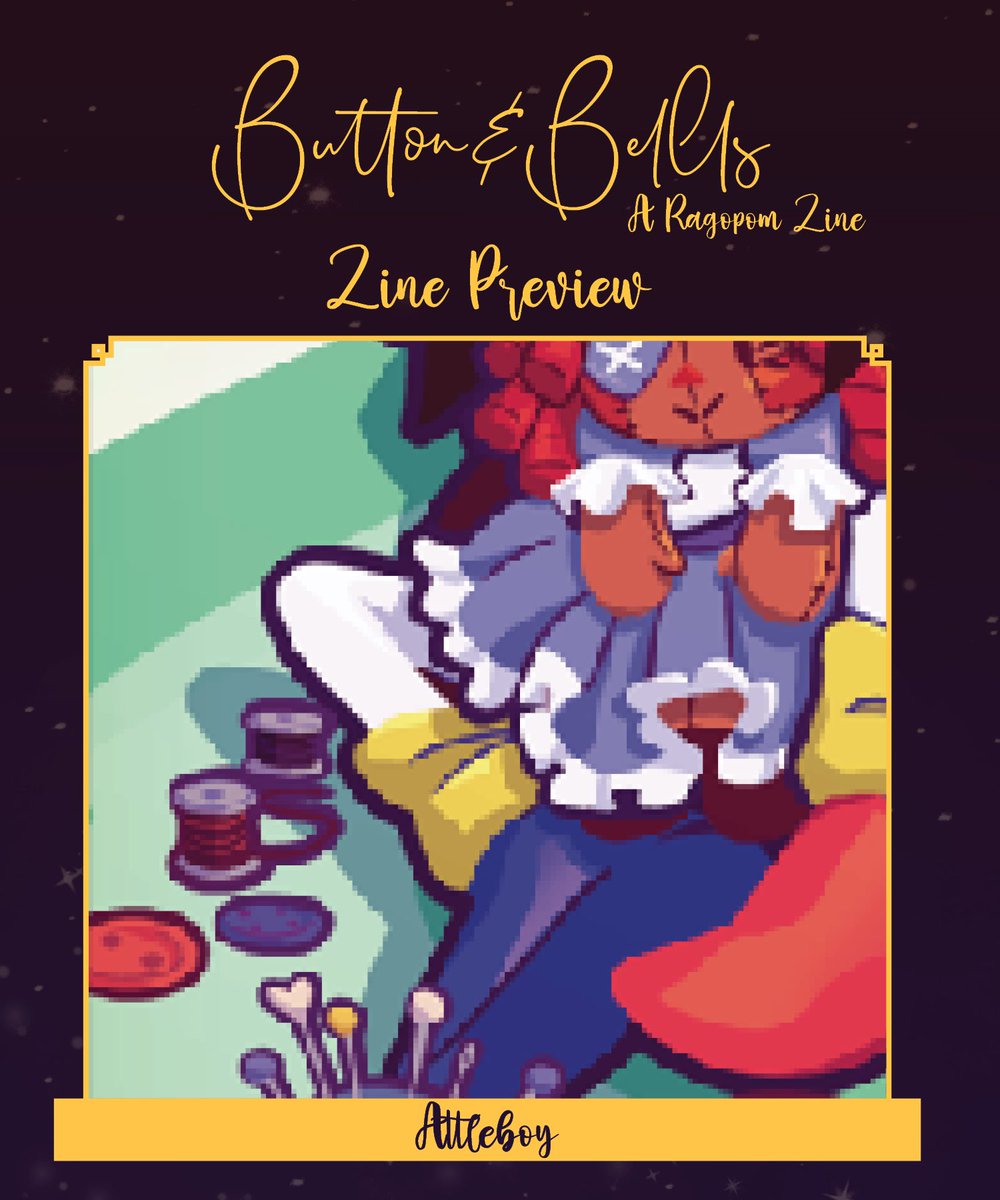 RAGAPOMZINE's tweet photo. Preorders open on August 20th. . . 

Welcoming our guest artist, Attleboy for their beautiful contribution to this project 💕
#ragapom #tadc https://t.co/EvFVnk2u6K
