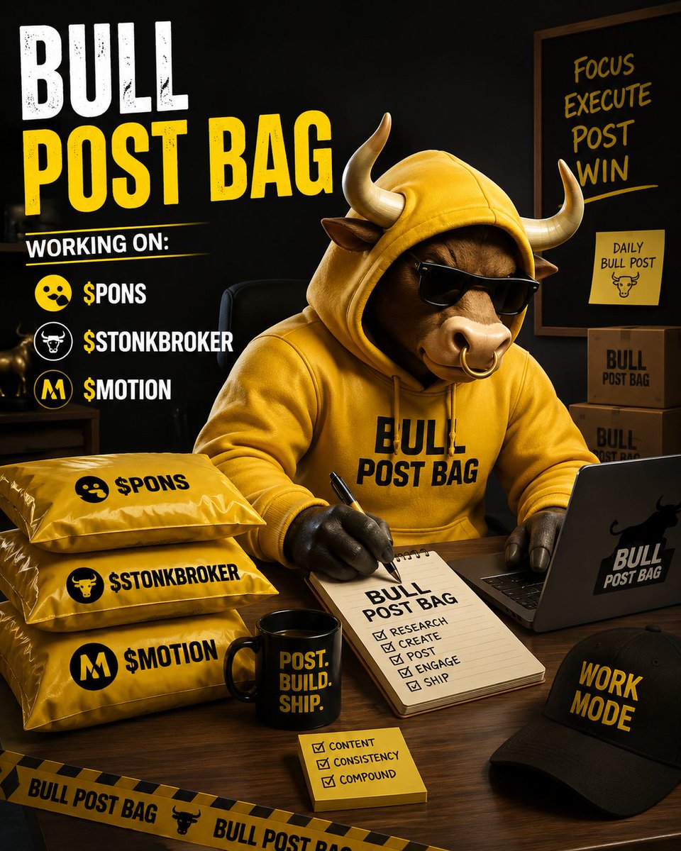 gnaixm's tweet photo. BULL POST BAG WORKING ON $PONS, $STONKBROKER, $MOTION .
CREATE motion. EARN motion. BURN motion. @motiontip https://t.co/f6b20Ii5cy
