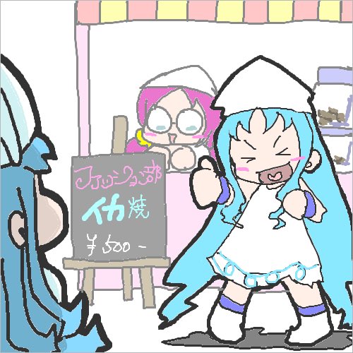 inoro_ta's tweet photo. 昔描いたハピチャ絵 https://t.co/M00Tm453H5