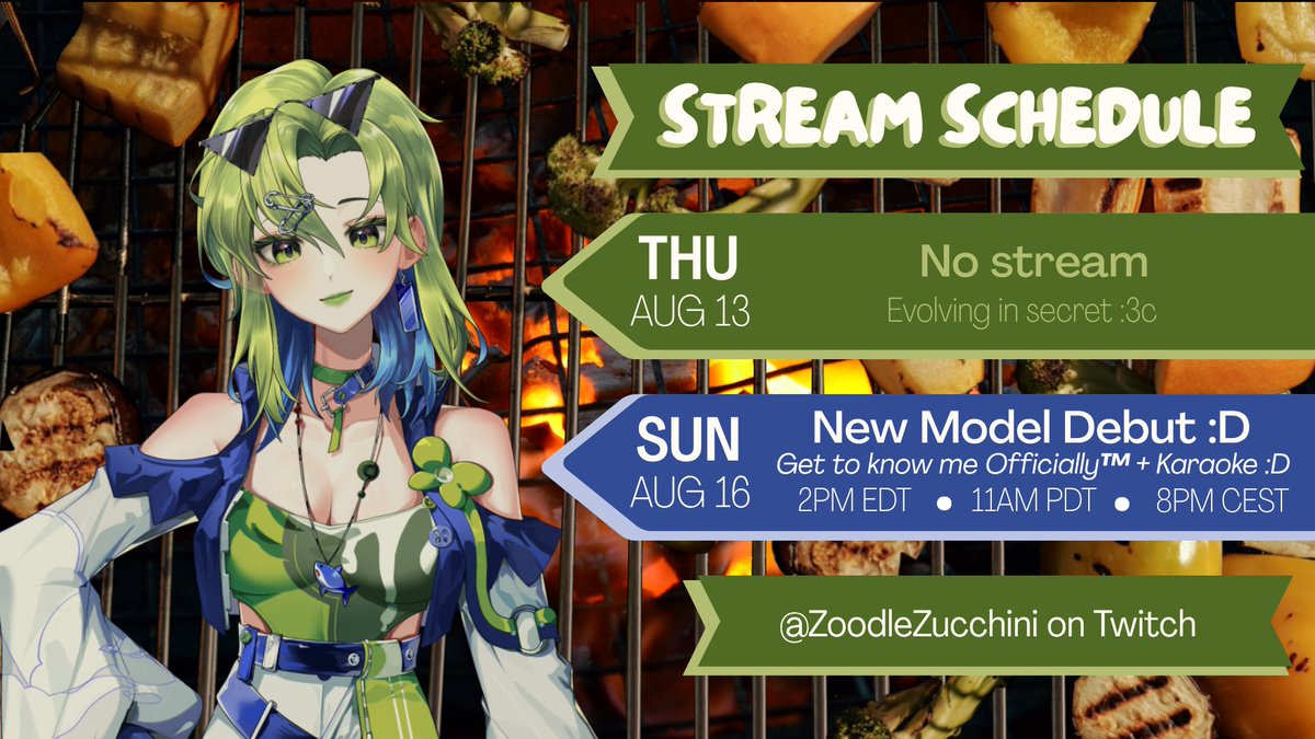 ZoodleZucchini's tweet photo. oh?????? what's that on sunday, hmmmm?? 👀 https://t.co/7uYbj6HtgZ