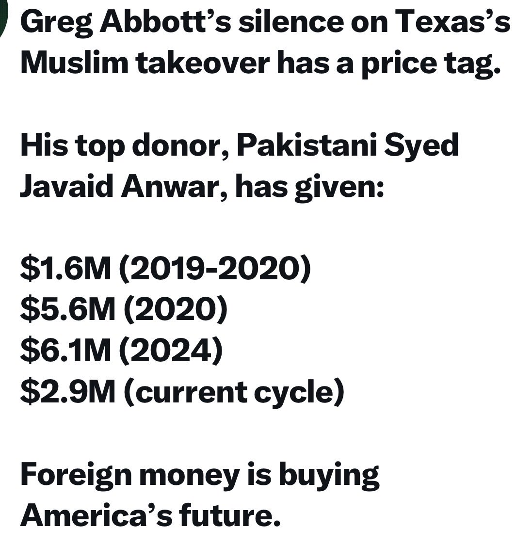 momasboy65's tweet photo. @RonDeSantis It already is. Our Governor has done nothing about the Islamic takeover. His bill that he said makes Sharia Law illegal does nothing of the sort. We are now the number 2 state in the country with the most mosques and his main donor is a Pakistani Muslim. https://t.co/0KanFNGCWq