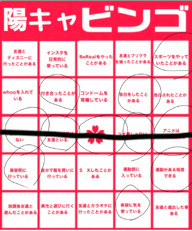 regureia's tweet photo. なんでだよ！なんで1ビンゴなんだよ！ https://t.co/KPnbm6hgly