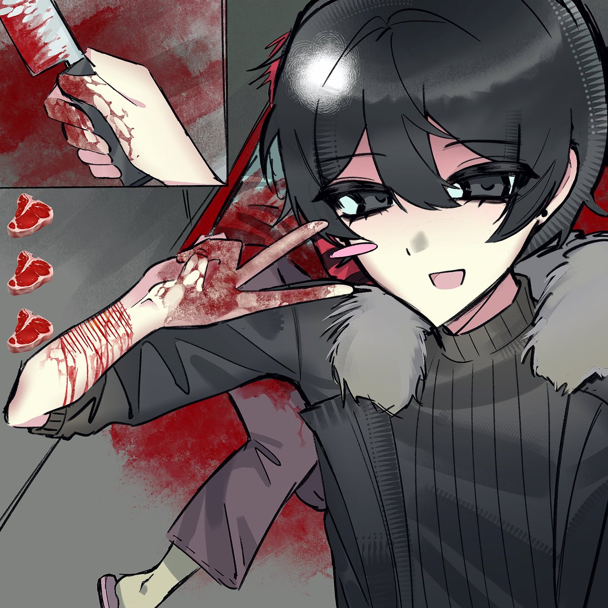 irises_1005's tweet photo. 🥩#ZENO #zeno_remake #基地絵 https://t.co/wWLwG6WSWe