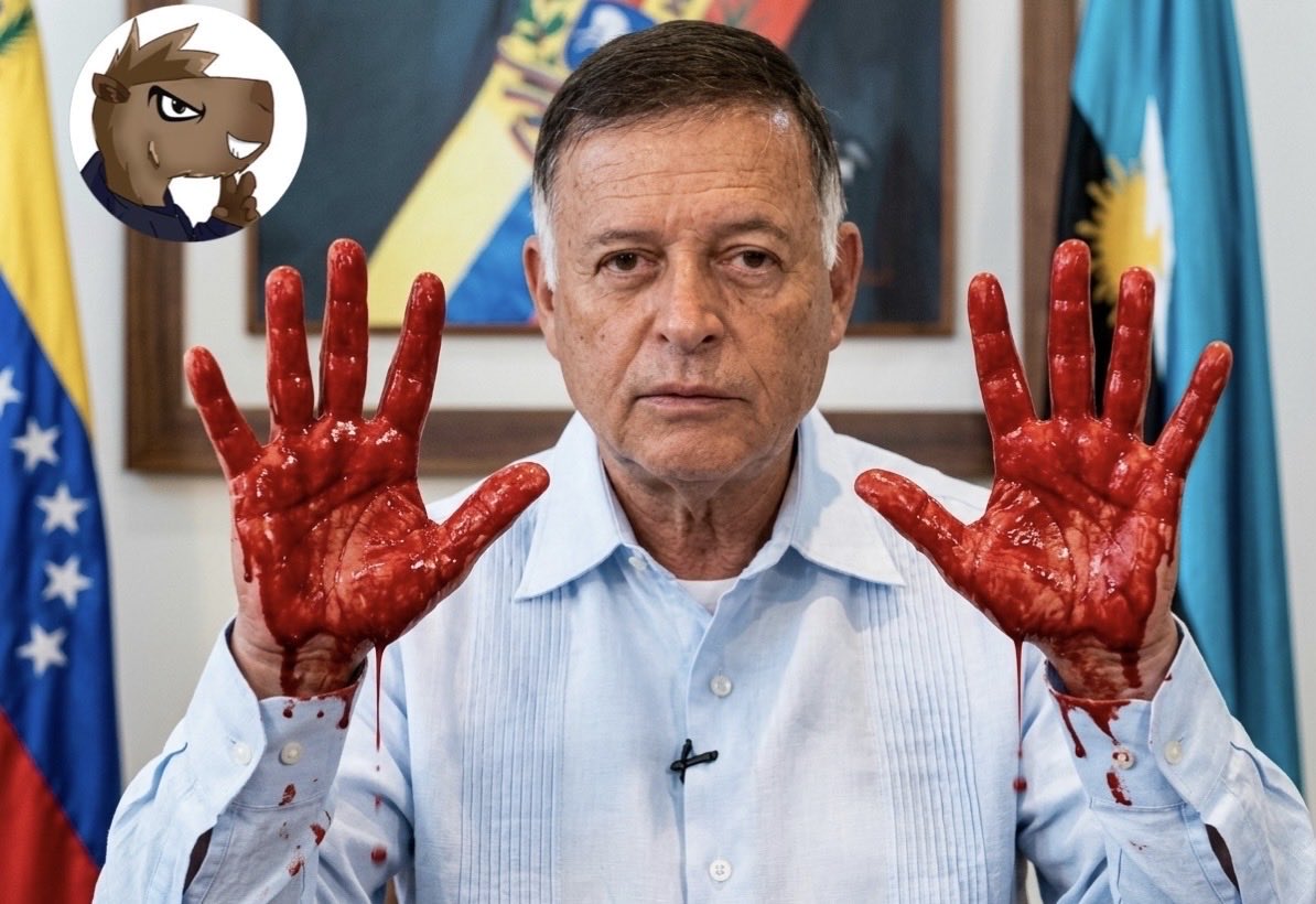 ChiguieTripolar's tweet photo. Tarde piaste pajarito! Arias Cárdenas sí fue parte de la destrucción del país y tiene sus manos manchadas de la sangre de Venezolanos inocentes!! No lo vamos a olvidar https://t.co/K5AKPQQ60V