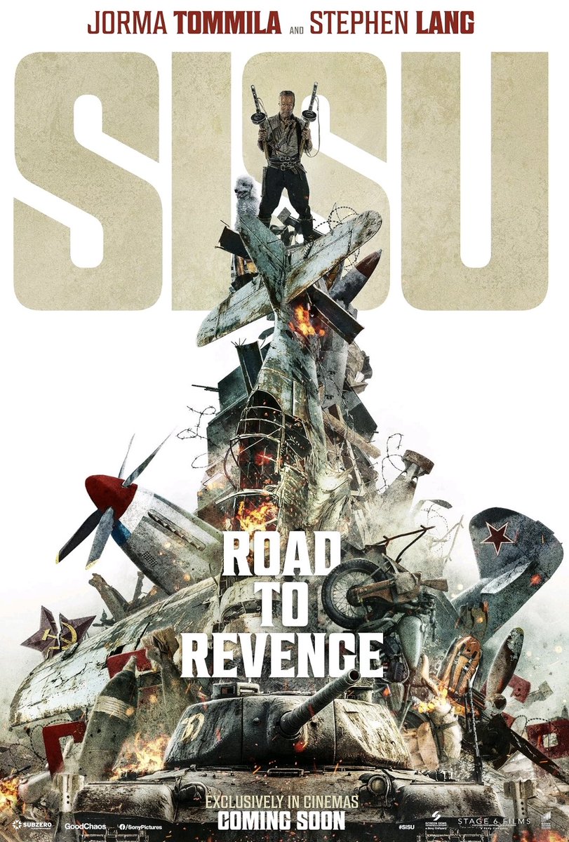 karlheadhunter's tweet photo. Sisu: camino a la venganza narra las peripecias que tiene que llevar a cabo un leñador para vender cuatro tablones mal contados.
Y encima contandos en números romanos.

#SisuCaminoALaVenganza disponible en #MovistarPlus https://t.co/Rud738Sl6f