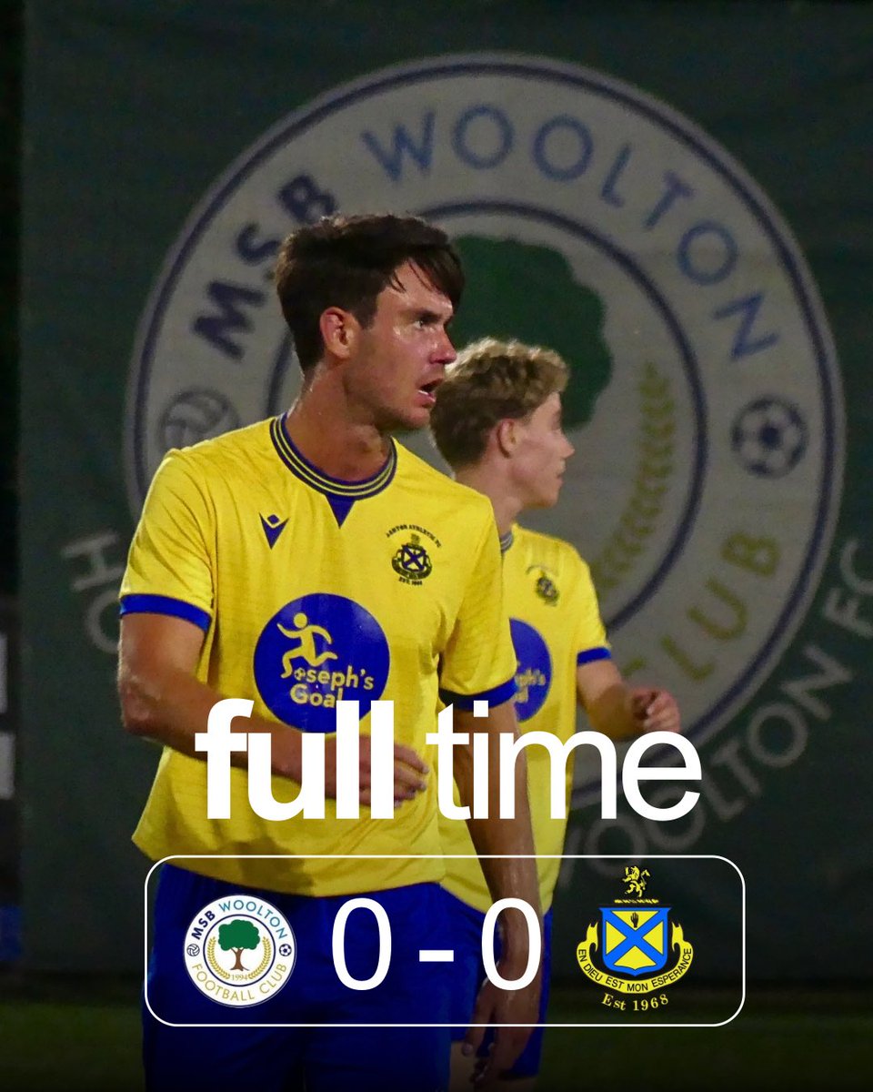 AshtonAthletic's tweet photo. FT |

The points are shared. 

⚪️ Woolton 0 - 0 Ashton Athletic 🟡🔵

#Yellows https://t.co/0CZSRlfnpI