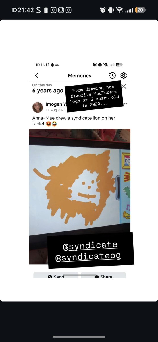 ImmyFunsized's tweet photo. 😍🥰 

Anna-Mae turns 10 next week and has been watching Tom all her life, but now she is older she is over the moon she can fit into the merch 🤣she has been obsessed with the logo since she was a toddler! 🤣 @Syndicate  @SyndicateOG https://t.co/2c26r3zRDZ
