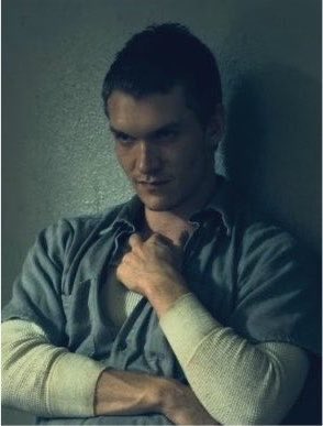 storriemuse's tweet photo. Left: Connor Storrie as "Young Inmate" in Joker: Folie à Deux, 2024. Right: La collerette blanche (rotated) by Pavel Tchelitchew, 1932. https://t.co/SI4zLYieSw