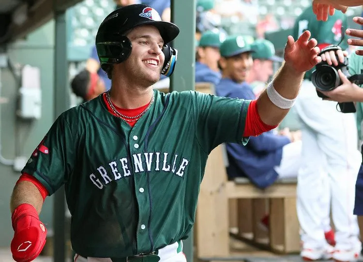 BeyondtheMnstr's tweet photo. Portland Sea Dogs lineup- 8/11
1. Will Turner- CF
2. Henry Godbout*- SS (Double-A debut)
3. Jack Winnay- 3B
4. Brooks Brannon- 1B
5. Johanfran Garcia- C
6. Miguel Bleis- RF
7. Mason White- 2B
8. Nate Baez- DH
9. Tyler McDonough- LF
SP- Dalton Rogers https://t.co/KnZsOtrFzK