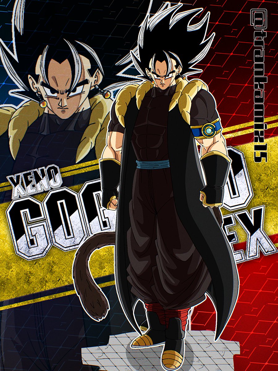 trankamix15's tweet photo. Aprovecho para mostar『Xeno-Gogetto -EX』-《Fusion What-if》
■Una idea que hace tiempo tenía de como se veria una Fusion oficial de Gogeta y Vegetto usando el Brazalete Metamoring del DB Fusion.

#gogeta #vegetto #superdragonballheros #dragonballfanart https://t.co/jjDknIAVvH
