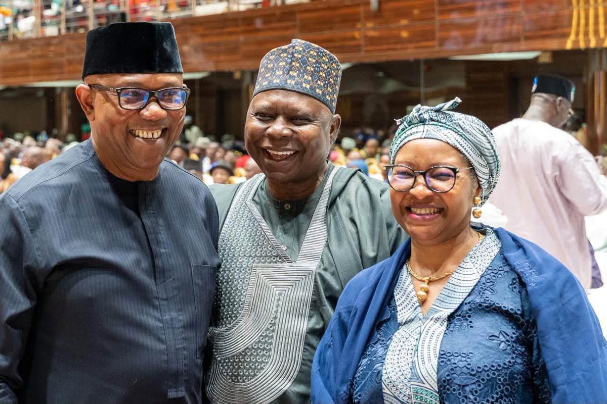 resetnija's tweet photo. PDP National Chairman, Barr. Kabiru Tanimu Turaki, SAN, led the party’s delegation to the 2026 Goodluck Jonathan Foundation Democracy Lecture in Bauchi, chaired by former President Olusegun Obasanjo.

The lecture, themed “Beyond Election: 
@GEJonathan @kabiruturakisan 

#PDP https://t.co/vBRYNFkxXe