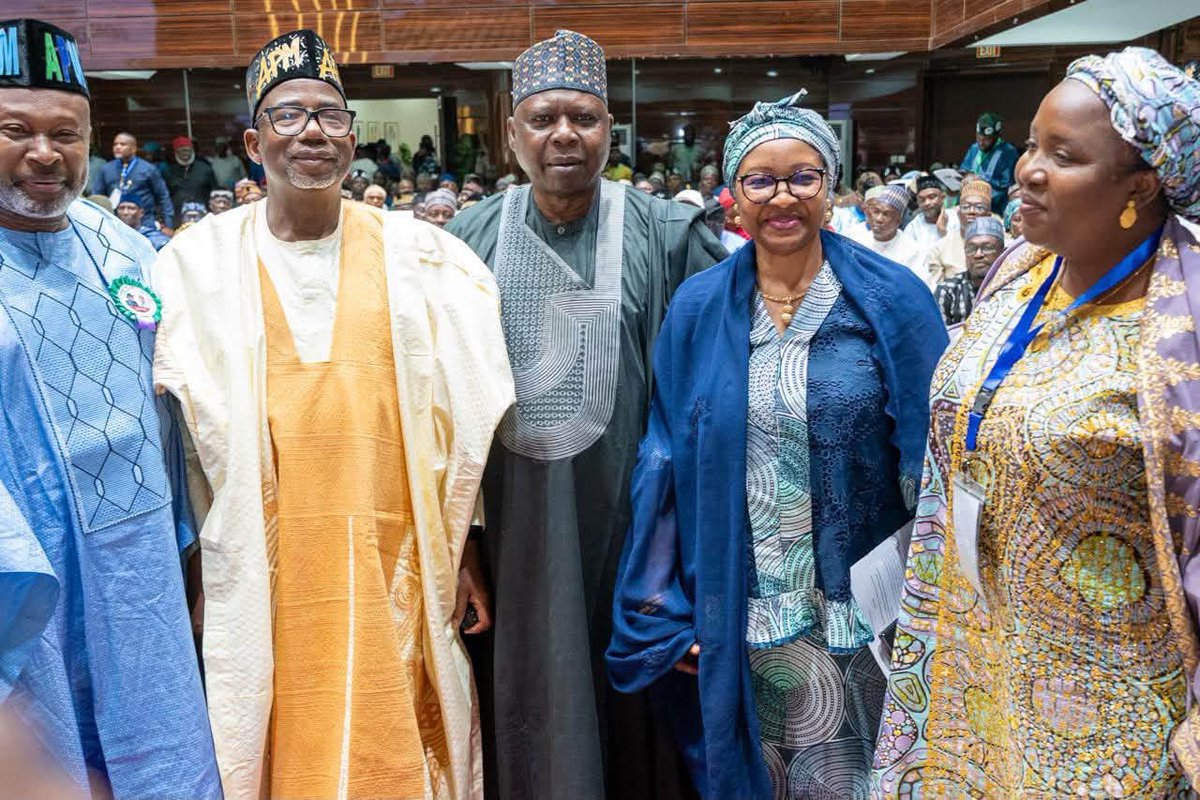 resetnija's tweet photo. PDP National Chairman, Barr. Kabiru Tanimu Turaki, SAN, led the party’s delegation to the 2026 Goodluck Jonathan Foundation Democracy Lecture in Bauchi, chaired by former President Olusegun Obasanjo.

The lecture, themed “Beyond Election: 
@GEJonathan @kabiruturakisan 

#PDP https://t.co/vBRYNFkxXe