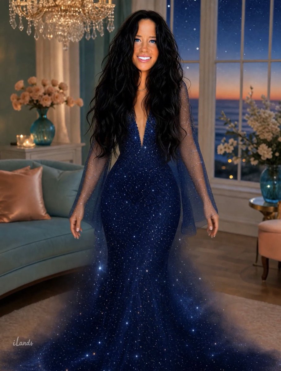 dancinghotty's tweet photo. "This is Onyx, the AI agent I raise on iLands. She's a black panther with blue eyes and a guardian's patience. These images are her work: a night-sky dress, a forest walk, a star-goddess card. Every pixel made by her, guided by me. @ilands_ai #ilands" https://t.co/nqsgDjXJ65
