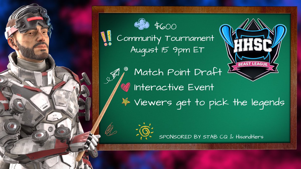 HisandHersLive's tweet photo. We’re hosting a $600 tournament this weekend to celebrate our amazing community.

Over the last 7 years we have hosted nearly 900 events independently funded by our community. 

Your support is what makes this all possible. https://t.co/YZW5wS645w