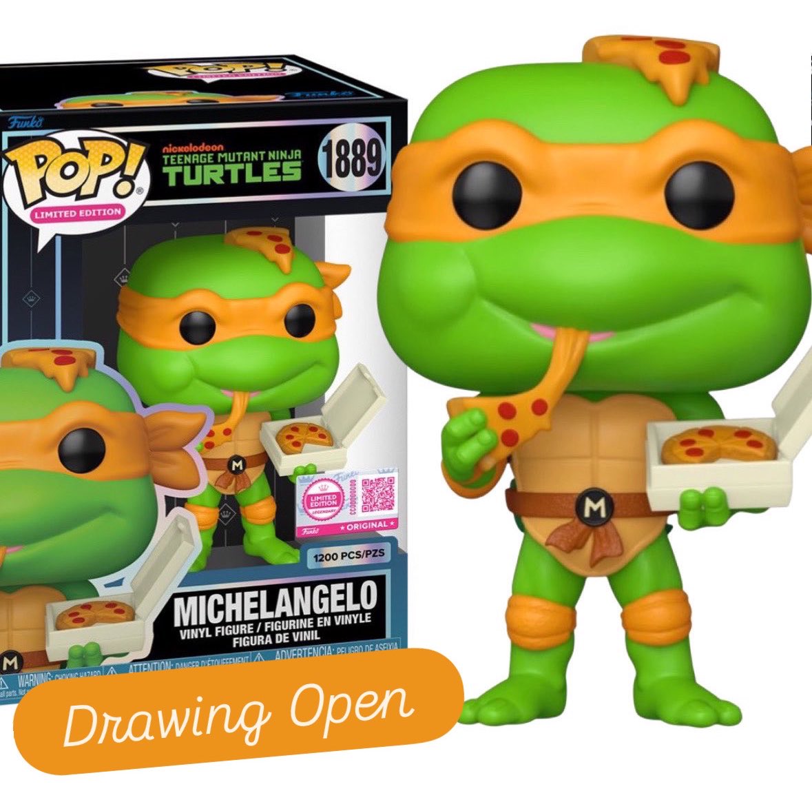 FunkoPOPsNews's tweet photo. Now live! Drawing open for the new LE 1,200 Michelangelo w/ Pizza Funko POP!🐢🍕 good luck, dudes!

   Linky ~ https://t.co/KLReNUww4C

#Ad #FunkoPOPNews #TMNT #TeenageMutantNinjaTurtles #Michelangelo #Nickelodeon https://t.co/j2291fS8SB