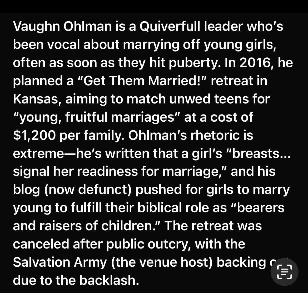 ChairRelaxed's tweet photo. @wiscofirst @PlisskenPatriot #EndChildMarriageWI or else this happens https://t.co/2whnfINgsj