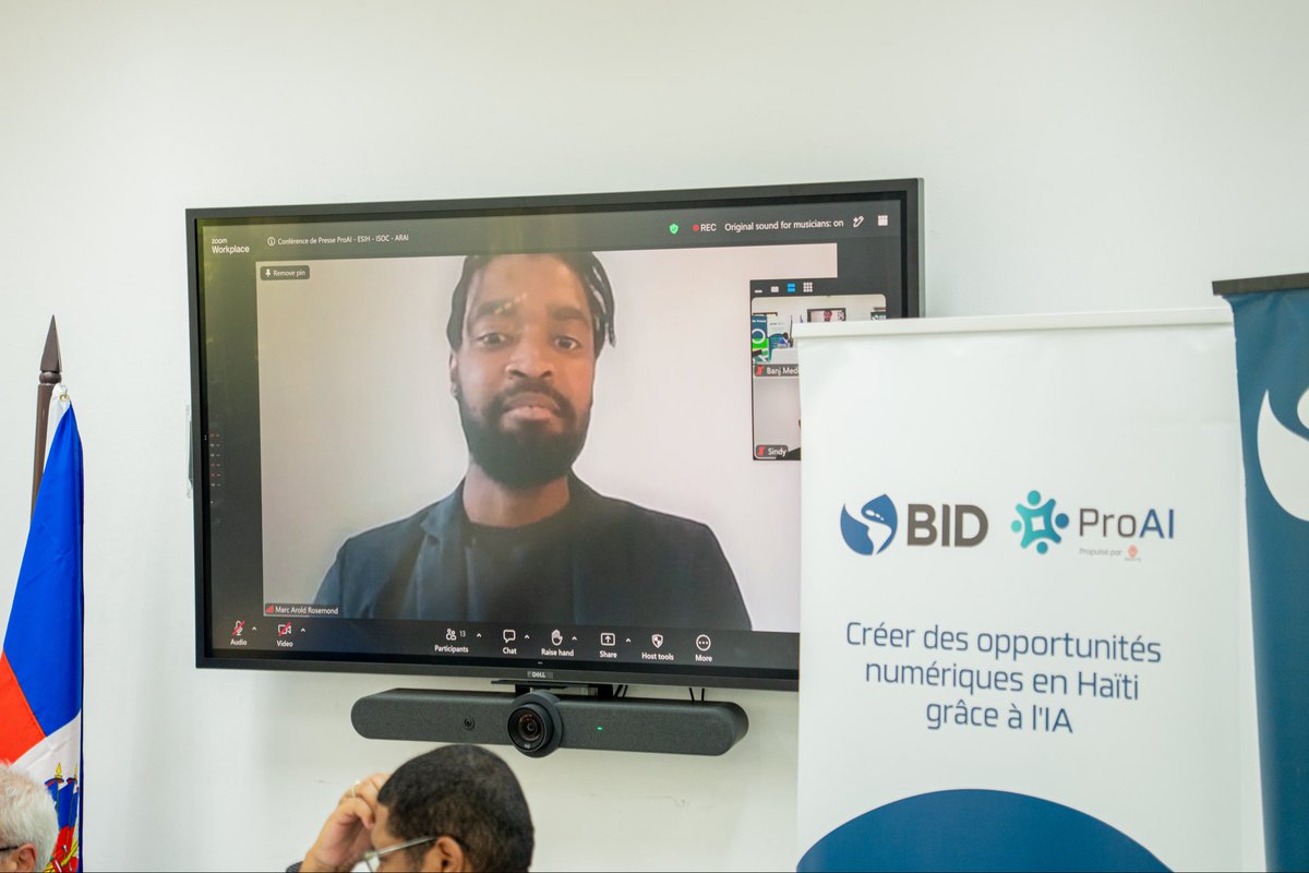 banjHT's tweet photo. A major step for AI in Haiti. 🇭🇹
Through the IDB-funded ProAI project, Banj, ISOC Haiti, ESIH, and ARAI signed a collaboration agreement to develop a national roadmap for responsible AI adapted to Haiti’s realities.
#ProAI #Haiti https://t.co/G4jrZD4eRR