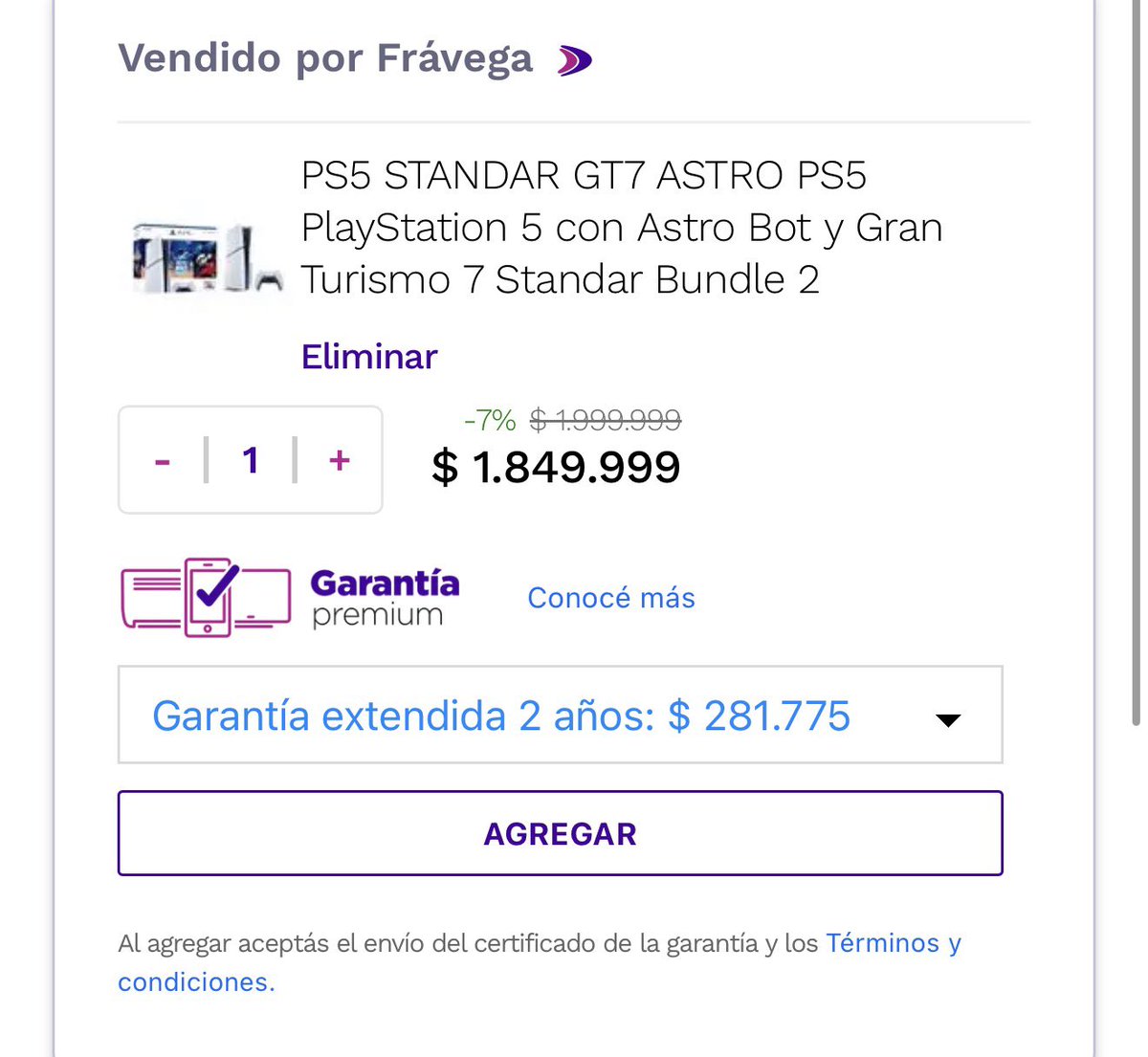 vmenditto's tweet photo. 📣 🕹️ Atención : oferta PS5 en FRÁVEGA 

Para aprovechar yaaaaa : 

👉🏼PS5 Standard, la que viene con lectora de disco, en $1.849.999 con el cupon 
🎟️ GAMER20  $150.000 off

👉🏼 PS5 Digital queda en $1.749.999 con el cupon 
🎟️ GAMER20  $150.000 off

🔥 Lo mejor de todo es que tienen HASTA 20 CUOTAS SIN INTERÉS SEGUN EL BANCO !!!!

(Oferta válida hasta las 9am de mañana miercoles 12/8 )

🚚 envio en 24hs o retiro sin cargo en sucursal, te llega para el dia del niño 💪 

https://t.co/rhi81n16Sd

(Fíjate también que con cupones FRAVE20 queda más económica pero en 1 pago )