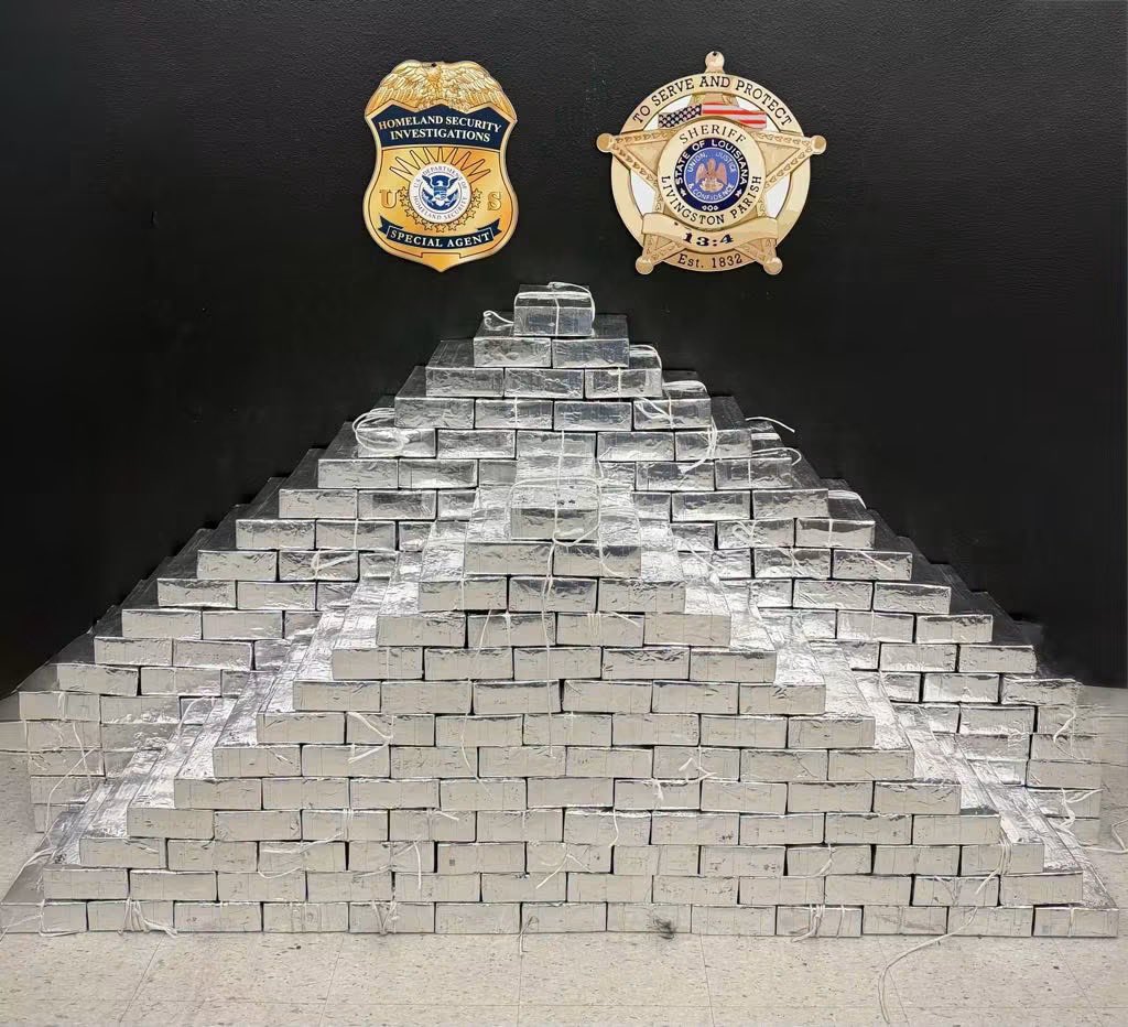 libsoftiktok's tweet photo. OMG

Louisiana police just conducted ONE OF THE LARGEST meth busts in state history

You will never guess who the offender is…

Anton Vitalyevich Rakov, an ILLEGAL ALIEN from Russia

Nearly 800 pounds of meth was found in his trailer during a traffic stop

He now has an ICE hold.

Every. Single. Day.