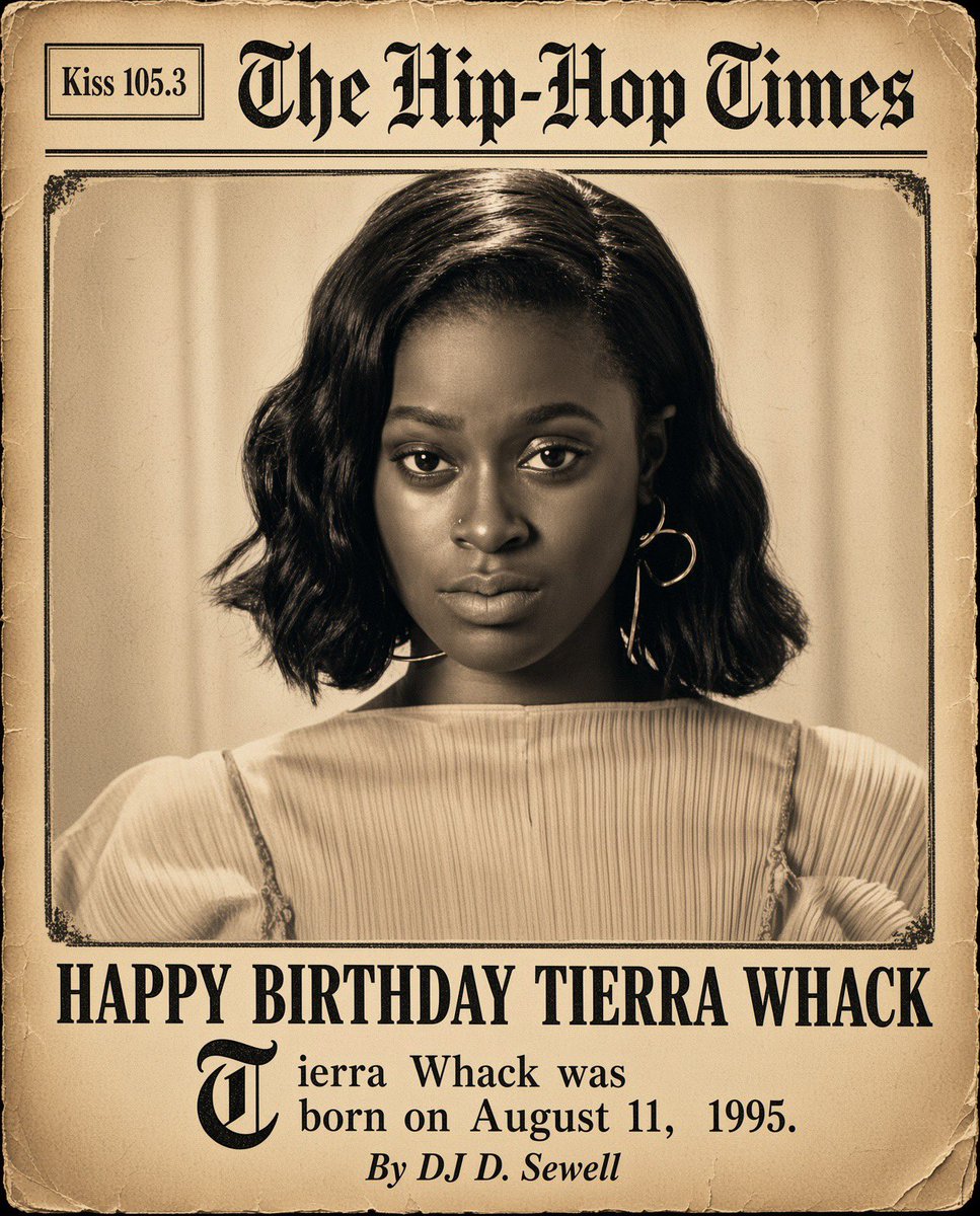 DJdsewell's tweet photo. Tierra Whack’s birthday.
Still doing her own thing. https://t.co/hgeSlqAAnh
