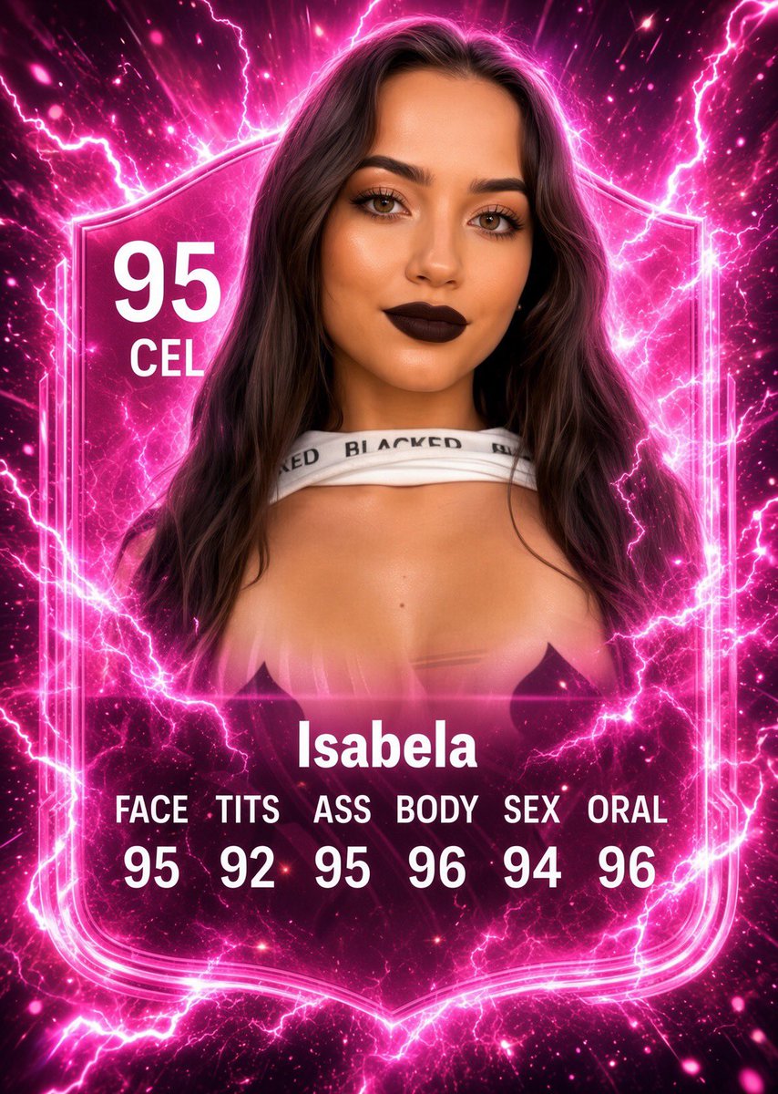 celebgoonsquad's tweet photo. ⭐️Isabela “Celeb Icon Card” (95 OVR)⭐️ #isabelamerced #celeb https://t.co/3AIILqc93v