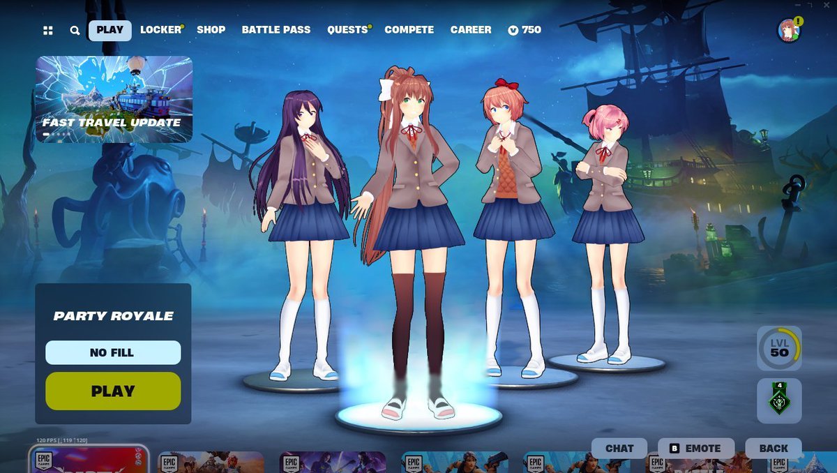 wasdcito's tweet photo. @DDLCforDBD I can see the dokis' squads now. oh boy. https://t.co/GChZqFGJok