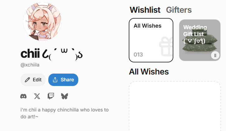 xchiila's tweet photo. we made out wedding wishlist on throne! (´▽`ʃ♡ƪ)

link will be in the replies if you want to pamper me and @khaliyata with anything! https://t.co/hB1FBlNKeI